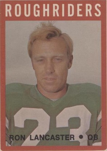 1972 O-Pee-Chee Canadian Football League Ron Lancaster #79