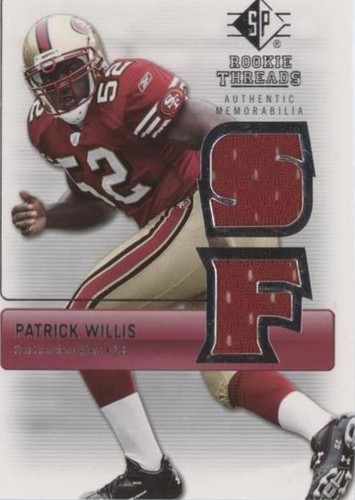 2007 SP Rookie Threads Patrick Willis #RT-PW