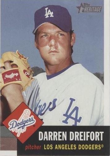 2002 Topps Heritage - Darren Dreifort #157