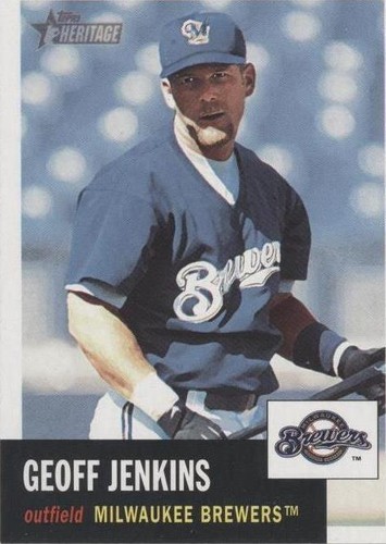 2002 Topps Heritage - Geoff Jenkins #156
