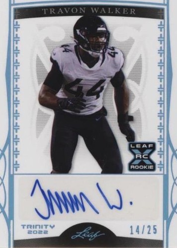 2022 Leaf Trinity Travon Walker #BA-TW1
