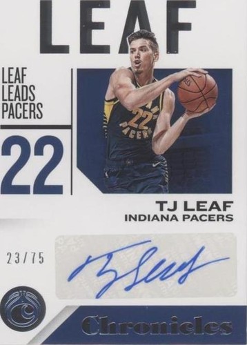 2018-19 Panini Chronicles - T.J. Leaf #CS-TJ