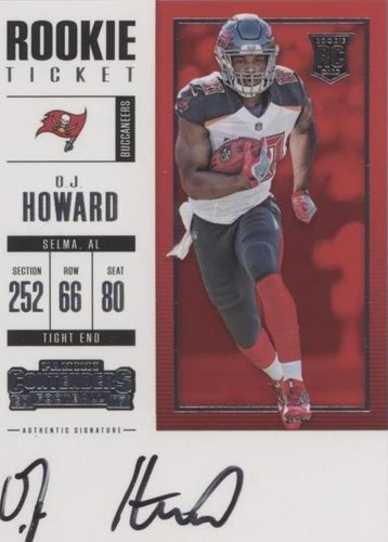 2017 Panini Contenders O.J. Howard #323