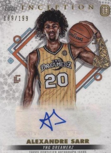 2022-23 Topps Inception OTE Overtime Elite - Alexandre Sarr #IA-AS3