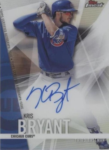 2017 Topps Finest - Kris Bryant #FA-KB