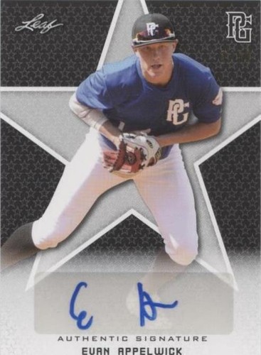 2020 Leaf Perfect Game National Showcase - Evan Appelwick #BA-EA3