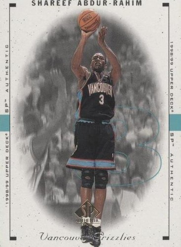 1998-99 SP Authentic - Shareef Abdur-Rahim #86