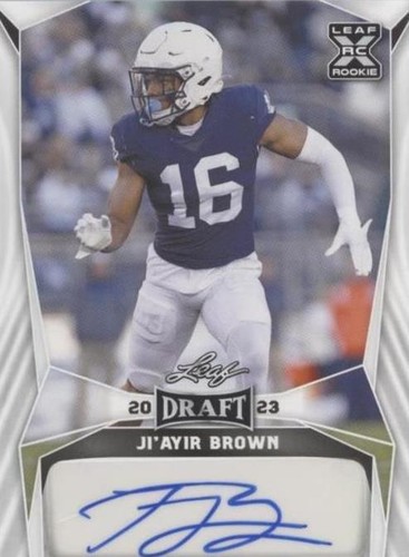 2023 Leaf Draft Ji'Ayir Brown #BA-JAB