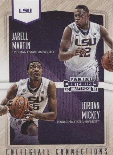 2015-16 Panini Contenders Draft Picks - Jordan Mickey/Jarell Martin #13