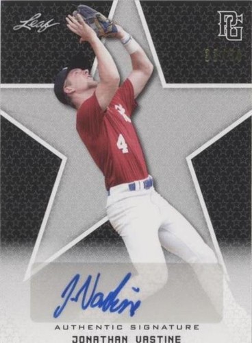 2020 Leaf Perfect Game National Showcase - Jonathan Vastine #BA-JV1