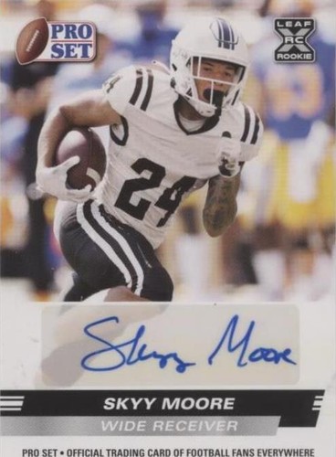 2022 Leaf Pro Set Draft Skyy Moore #PSA-SM3