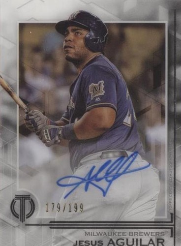 2019 Topps Tribute - Jesus Aguilar #TA-JAG