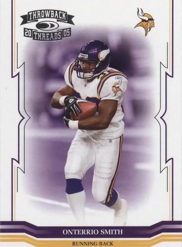 2005 Donruss Throwback Threads Onterrio Smith #84