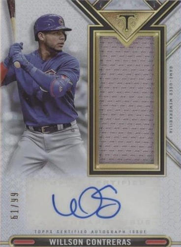 2021 Topps Triple Threads - Willson Contreras #ASJR-WCS