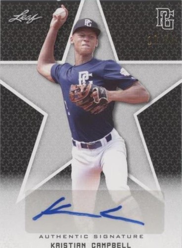 2020 Leaf Perfect Game National Showcase - Kristian Campbell #BA-KC1