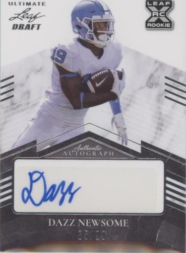 2021 Leaf Ultimate Draft Dazz Newsome #BA-DN1