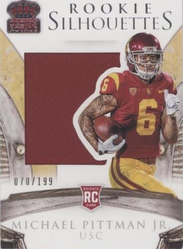 2023 Panini Select Draft Picks Red Laser #56 Michael Pittman