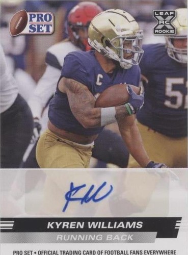 2022 Leaf Pro Set Draft Kyren Williams #PSA-KW2