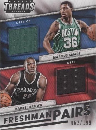 2014-15 Panini Threads - Markel Brown/Marcus Smart #16