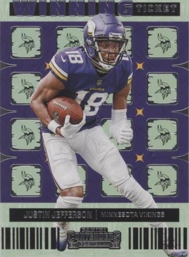 2022 Panini Contenders Justin Jefferson #WT-JJE