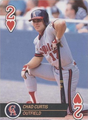 1993 Bicycle Baseball Aces Playing Cards - Chad Curtis #2H