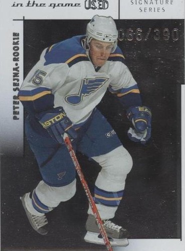 2003-04 In the Game-Used Signature Series - Peter Sejna #167