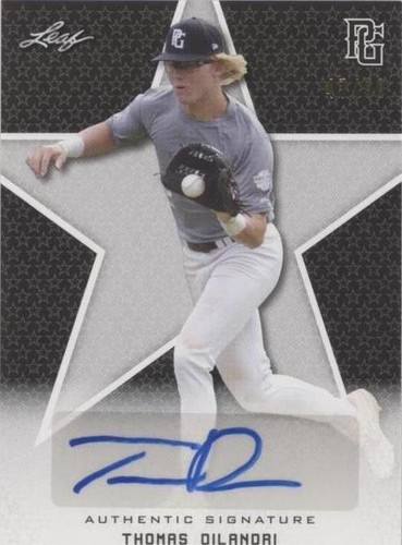 2020 Leaf Perfect Game National Showcase - Thomas Dilandri #BA-TD1