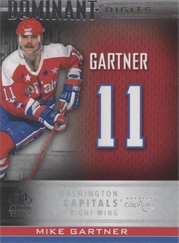 2020-21 Upper Deck SP Signature Edition Legends - Mike Gartner #DD-46