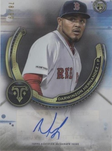 2019 Topps Triple Threads - Darwinzon Hernandez #RAU-DH