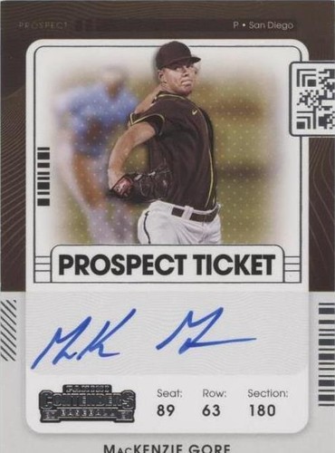 2021 Panini Contenders - MacKenzie Gore #PT-MG