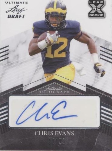 2021 Leaf Ultimate Draft Chris Evans #BA-CE1