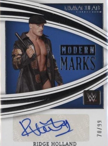 2022 Panini Immaculate Collection WWE - Ridge Holland #MM-RHL
