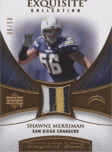 2007 Upper Deck Exquisite Collection Shawne Merriman #EP-SM