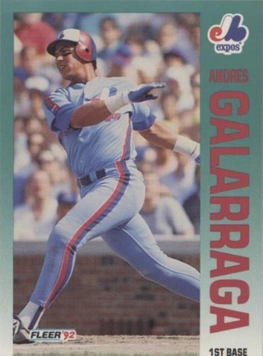 1992 Fleer - Andres Galarraga #480
