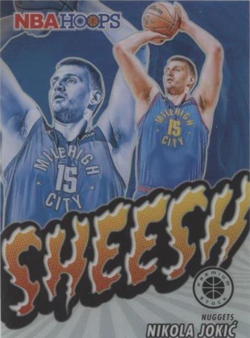 2023-24 Panini Nba Hoops Premium Stock - Sheesh Nikola Jokić 2023-24 Panini Nba Hoops Premium Stock - Sheesh Nikola Jokić