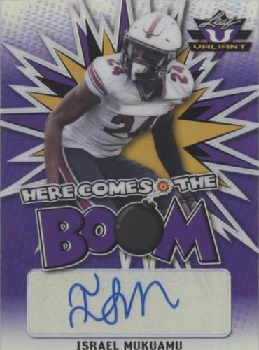 2021 Leaf Valiant Israel Mukuamu #HCB-IM1