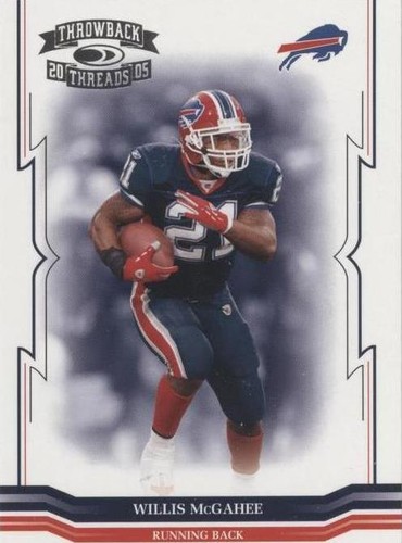 2005 Donruss Throwback Threads Willis McGahee #18