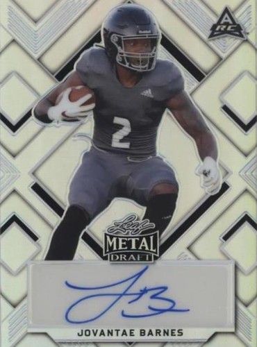 2022 Leaf Metal Draft Jovantae Barnes #BA-JB3