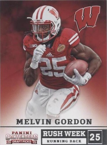 2015 Panini Contenders Draft Picks Melvin Gordon #1