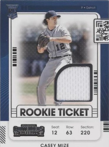 2021 Panini Contenders - Casey Mize #RTJ-CM