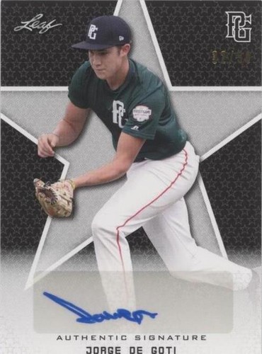 2020 Leaf Perfect Game National Showcase - Jorge De Goti #BA-JDG