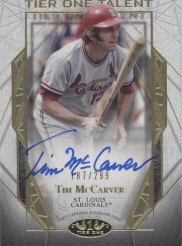 2022 Topps Tier One - Tim McCarver #T1TA-TM