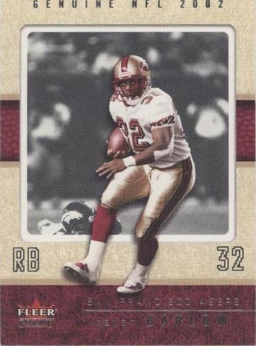 2002 Fleer Genuine Kevan Barlow #76