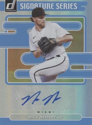 2021 Panini Donruss - Nick Neidert #SS-NN