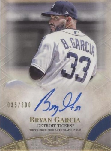 2021 Topps Tier One - Bryan Garcia #BOA-BG