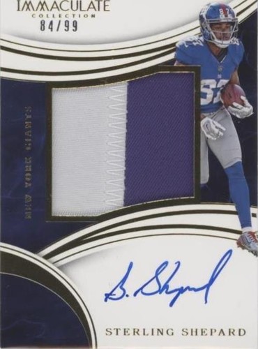 2016 Panini Immaculate Collection Sterling Shepard #SS