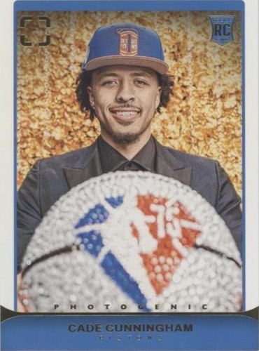 2021-22 Panini Impeccable Basketball #101 Cade Cunningham Red RPA 