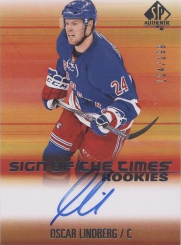 2015-16 SP Authentic - Oscar Lindberg #SOTR-OL