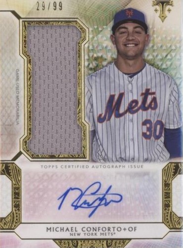 2018 Topps Triple Threads - Michael Conforto #UAJR-MCO