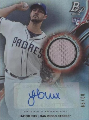 2019 Bowman Platinum - Jacob Nix #PPAR-JN